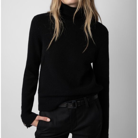 Zadig & Voltaire Boxy RC Bijoux Cashmere & Wool sweater small - Picture 2 of 13